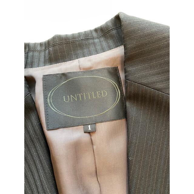 UNTITLED(アンタイトル)のUNTITLEDパンツスーツセット　サイズ1 レディースのフォーマル/ドレス(スーツ)の商品写真