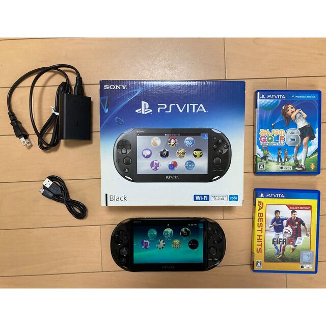 受注生産品】 PlayStation Vita 本体 ソフト2本セット - 携帯用ゲーム 