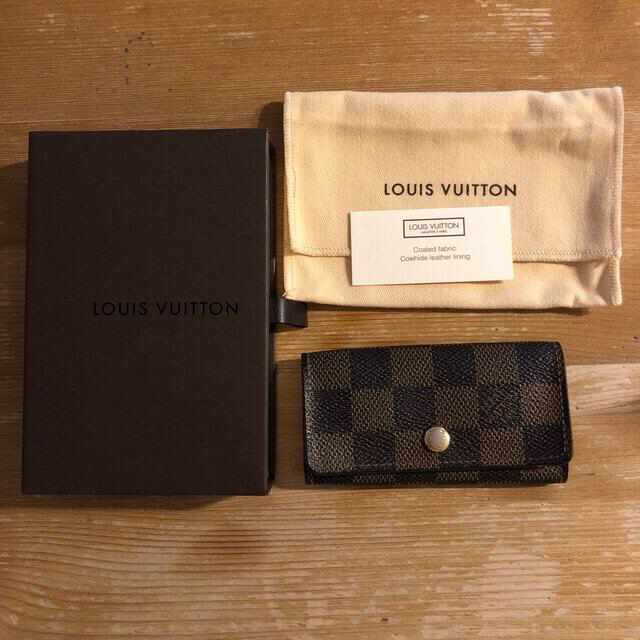 LOUIS VUITTON(ルイヴィトン)のルイヴィトン　ダミエ　キーケース　4連 レディースのファッション小物(キーケース)の商品写真