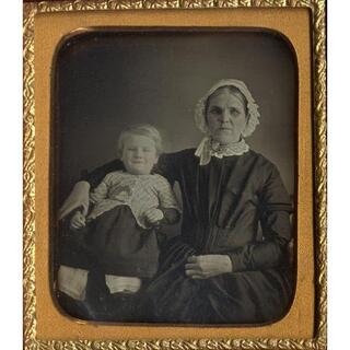 銀板写真 ダゲレオタイプ ガラス写真 古写真 アンティーク 19世紀