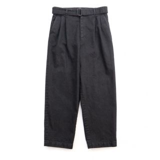 サンシー(SUNSEA)のstein BELTEDWIDE STRAIGHT DENIM TROUSERS(デニム/ジーンズ)