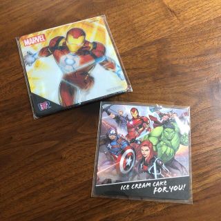 マーベル(MARVEL)の【非売品】MARVEL✖︎31アイスクリーム　オリジナルコースター(ノベルティグッズ)