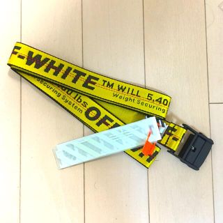 オフホワイト(OFF-WHITE)の【新品・未使用】オフホワイト/Off-White/INDUSTRIAL BELT(ベルト)