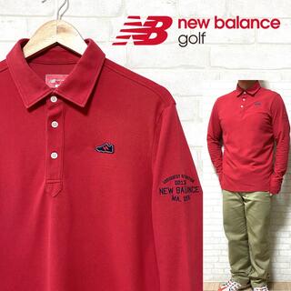 ニューバランス(New Balance)のNEW BALANCE GOLF ニューバランスゴルフ ポロシャツ 長袖 刺繍(ウエア)