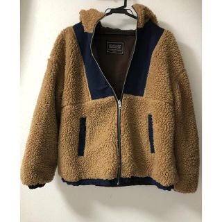 アズールバイマウジー(AZUL by moussy)のフード付きリバーシブルジャンバー(ブルゾン)