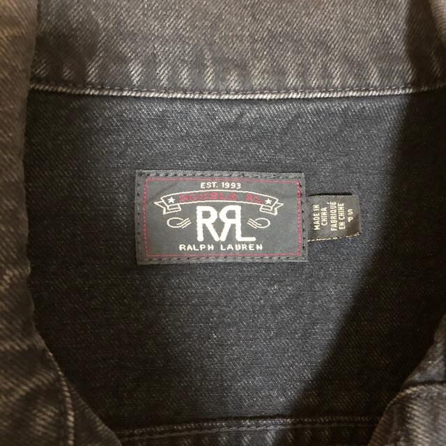 RRL(ダブルアールエル)のRRL デニムジャケット  黒　未使用品　値下げ メンズのジャケット/アウター(Gジャン/デニムジャケット)の商品写真