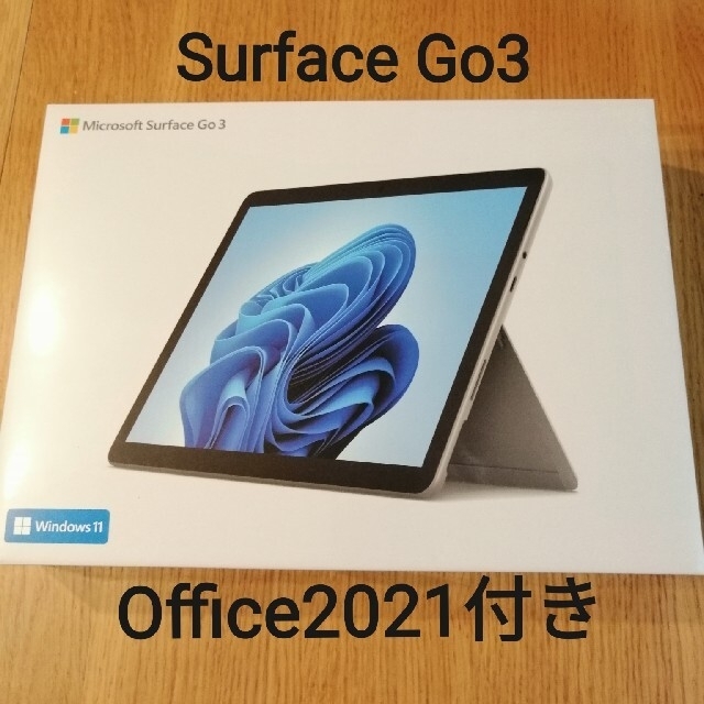 Microsoft(マイクロソフト)の新品未開封品 Surface Go3(プラチナ) 8VA-00015 スマホ/家電/カメラのPC/タブレット(ノートPC)の商品写真