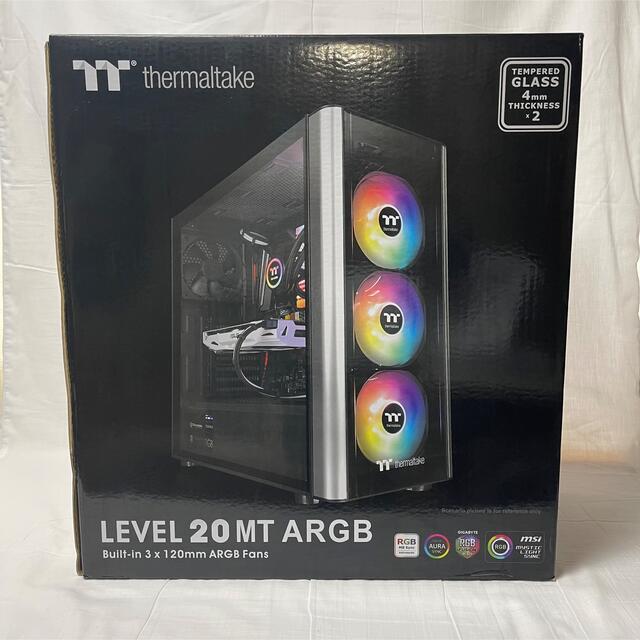 Thermaltake LEVEL 20 MT ARGB PCケース スマホ/家電/カメラのPC/タブレット(PCパーツ)の商品写真