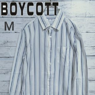 ボイコット(BOYCOTT)の【BOYCOTTO ボイコット】 ストライプ シャツ M(シャツ)