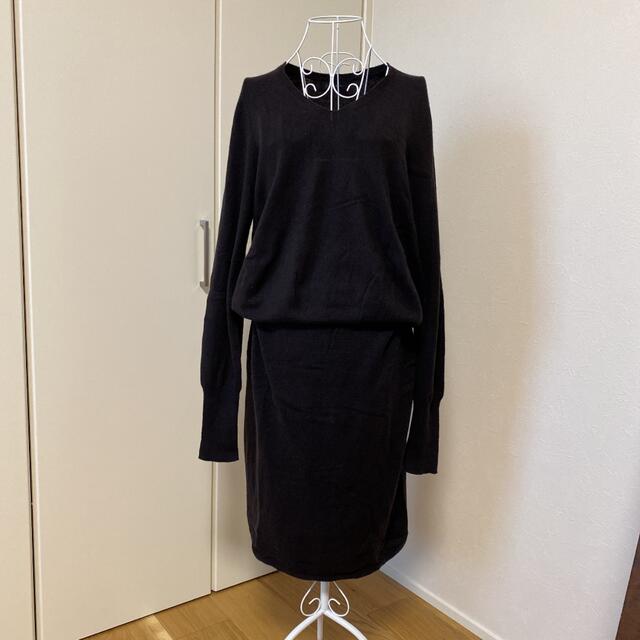 ダーマコレクション カシミヤ100 ニットワンピース L-