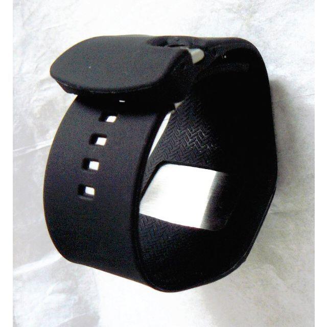 大型ラバー・タイプ腕時計(ブラック) メンズの時計(腕時計(デジタル))の商品写真