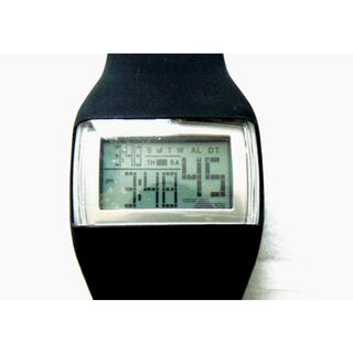 大型ラバー・タイプ腕時計(ブラック)(腕時計(デジタル))