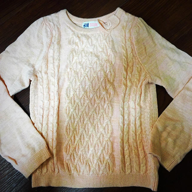 H&M(エイチアンドエム)のニット キッズ/ベビー/マタニティのキッズ服女の子用(90cm~)(ニット)の商品写真