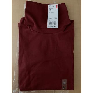 ユニクロ(UNIQLO)のユニクロ　スーピマコットン　タートルネックT 長袖　XS(Tシャツ(長袖/七分))