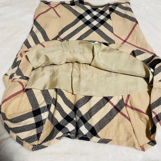 BURBERRY(バーバリー)の【良品】BURBERRY LONDON バーバリー　ノバチェック　ウールスカート レディースのスカート(ひざ丈スカート)の商品写真