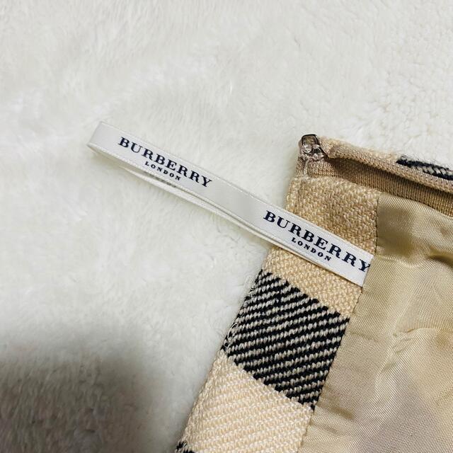 BURBERRY(バーバリー)の【良品】BURBERRY LONDON バーバリー　ノバチェック　ウールスカート レディースのスカート(ひざ丈スカート)の商品写真