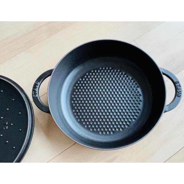 ストウブ ニダベイユ ソテーパン 24cm 黒 入荷 noxcapital.de