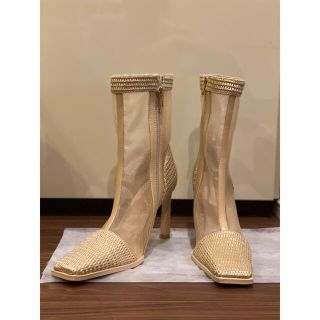 イエローブーツ(Yellow boots)の【美品】YELLOW メッシュブーツ(ブーツ)