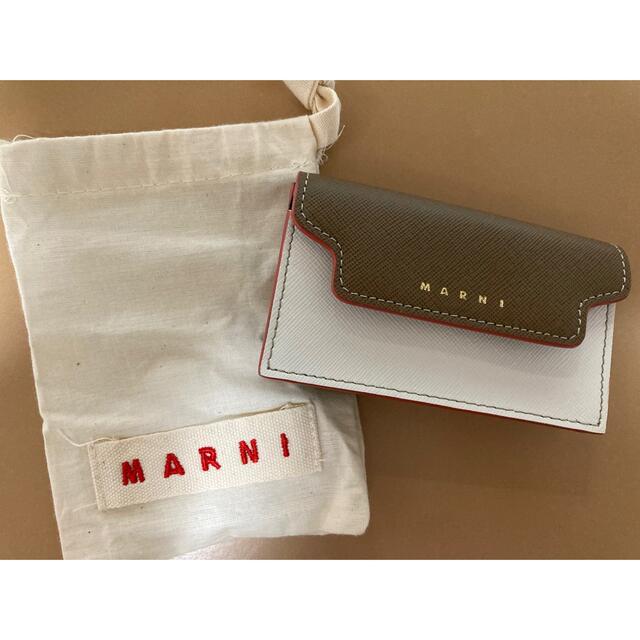 2024超歓迎 MARNI カードケース 名刺入れ レディース バイカラー 名刺