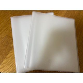 ムジルシリョウヒン(MUJI (無印良品))の無印　A4ワイド　2個セット　クリアホルダー(オフィス用品一般)