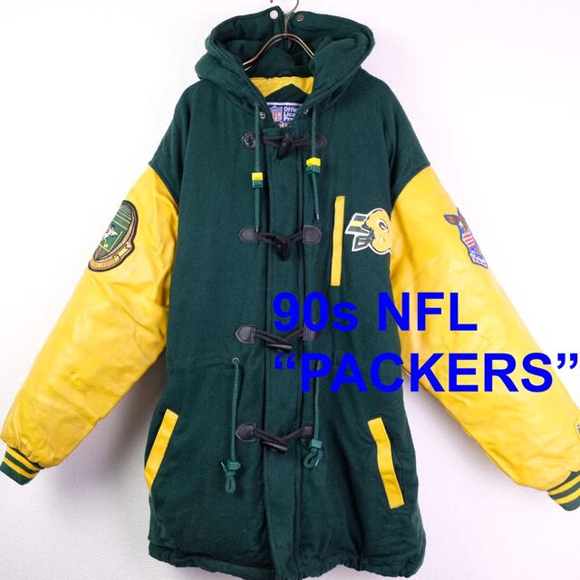 90s USA製 Vintage GREEN BAY PACKERS スタジャン