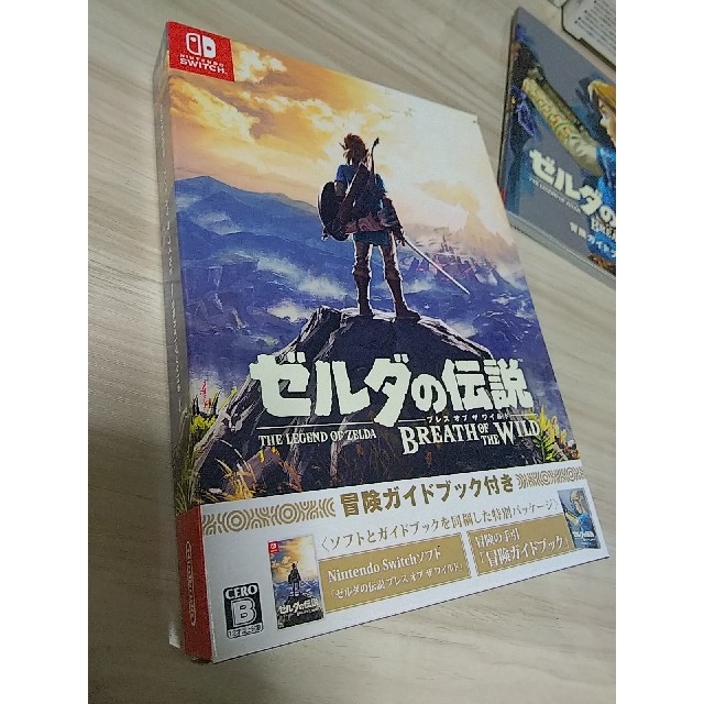 Nintendo Switch(ニンテンドースイッチ)のゲームソフト ゼルダの伝説 ブレス オブ ワイルド エンタメ/ホビーのゲームソフト/ゲーム機本体(家庭用ゲームソフト)の商品写真