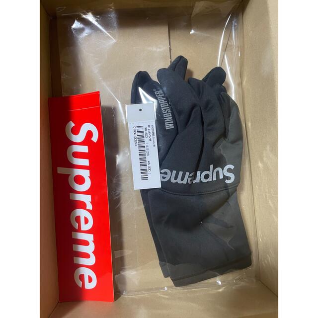 Supreme(シュプリーム)の新品未使用 黒 Supreme WINDSTOPPER Gloves S/M メンズのファッション小物(手袋)の商品写真