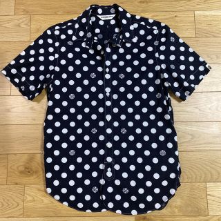 アベイシングエイプ(A BATHING APE)のA BATHING APE ドットシャツ　Sサイズ(Tシャツ/カットソー(半袖/袖なし))