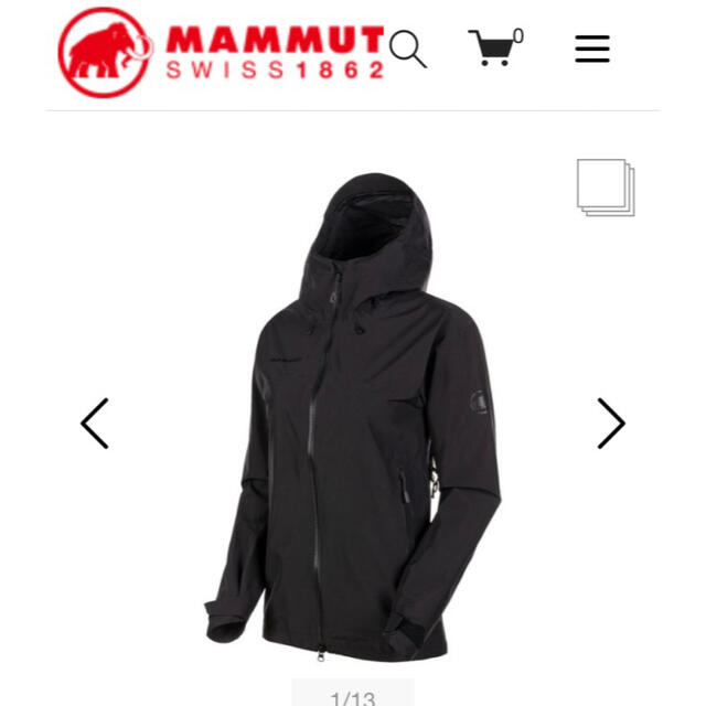 Mammut(マムート)の新品タグ付MAMMUT Ayako Pro HS Hooded Jacket  スポーツ/アウトドアのアウトドア(登山用品)の商品写真