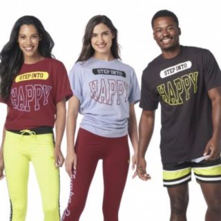 ズンバ(Zumba)の新品･未使用　zumba ズンバウエア　Tシャツ　カットソー　3枚セット　正規品(Tシャツ(半袖/袖なし))