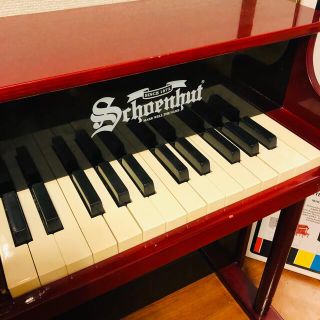 シェーンハット 25鍵盤 ミニピアノ レッド トイピアノ