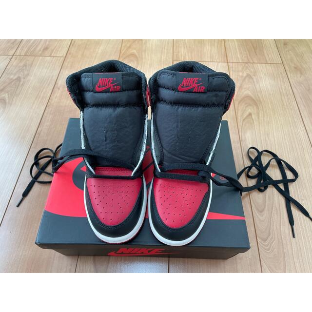 Jordan1 Retro High Bred Toe ブレッドトゥ つま赤