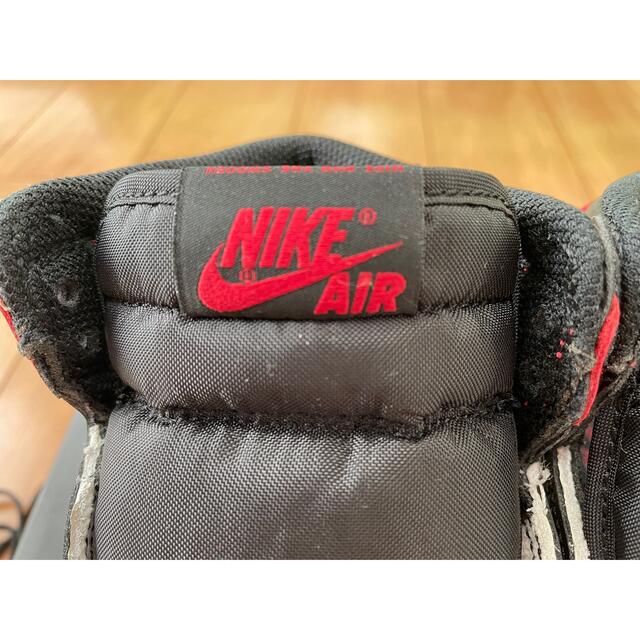 Jordan1 Retro High Bred Toe ブレッドトゥ つま赤