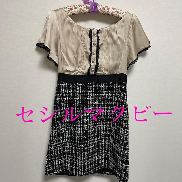 CECIL McBEE(セシルマクビー)のセシルマクビー　ひざ丈ワンピース　 レディースのワンピース(ひざ丈ワンピース)の商品写真