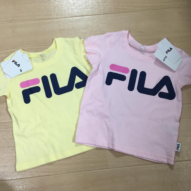 FILA(フィラ)のフィラ　シャツ　2枚組 キッズ/ベビー/マタニティのベビー服(~85cm)(Ｔシャツ)の商品写真