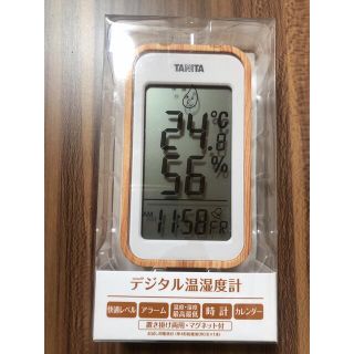 タニタ(TANITA)の【新品】温度計　湿度計(日用品/生活雑貨)