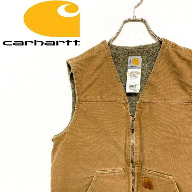 Carhartt カーハート ボアベスト 刺繍入り