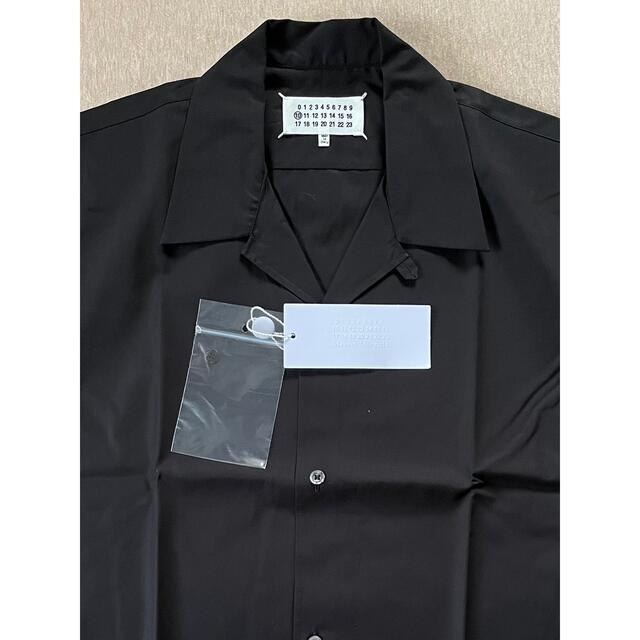 新品 39 マルジェラ 20aw パンチホール 開襟シャツ 黒 2146 eva.gov.co