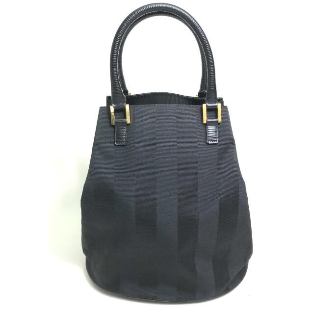 フェンディ FENDI ペカン バケツ バッグ ハンドバッグ レザー