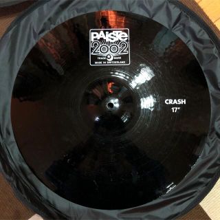 Paiste 2002 crash 17” black 【最終値下】(シンバル)