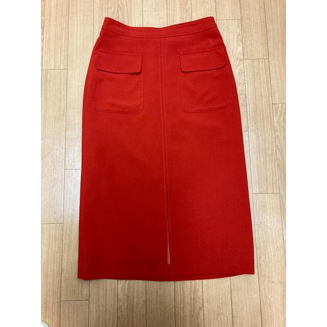 Spick & Span(スピックアンドスパン)のタイトスカート スピックアンドスパン 赤 レディースのスカート(ひざ丈スカート)の商品写真