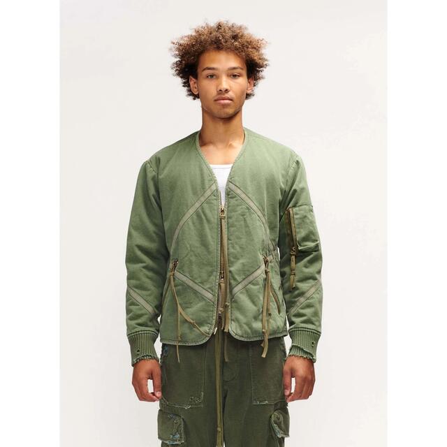 Paul Harnden(ポールハーデン)のARMY UTILITY MODERN FLIGHT JACKET サイズ3 メンズのジャケット/アウター(ミリタリージャケット)の商品写真