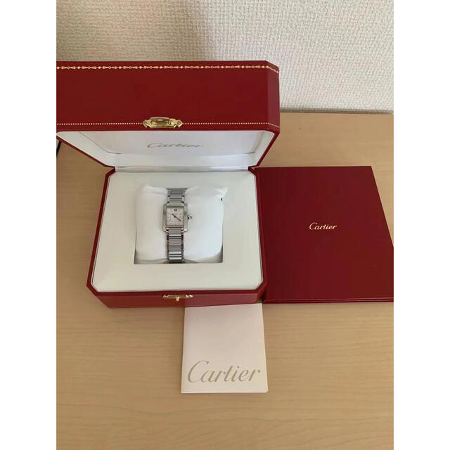 【正規品】カルティエ タンク　フランセーズ　ダイヤモンド　腕時計 レディース