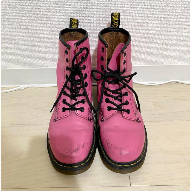 Dr.Martens(ドクターマーチン)のドクターマーチン　8ホール　ピンク　UK5(24cm) レディースの靴/シューズ(ブーツ)の商品写真