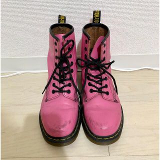 ドクターマーチン(Dr.Martens)のドクターマーチン　8ホール　ピンク　UK5(24cm)(ブーツ)