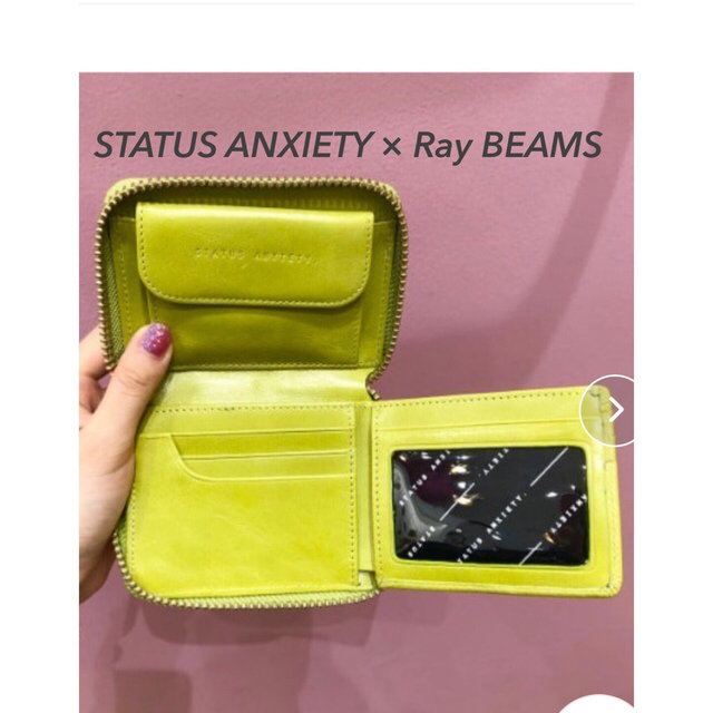 BEAMS - STATUS ANXIETY × Ray BEAMS / 別注 ウォレットの通販 by えだまめs shop｜ビームスならラクマ