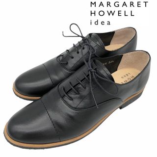 マーガレットハウエル(MARGARET HOWELL)の【美品】MAGARET HOWELL IDEA マーガレットハウエル 黒(ローファー/革靴)