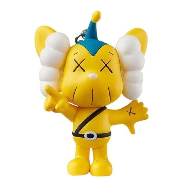 KAWS × Medicom Toy JPP Keyholder Yellow キャラクターグッズ