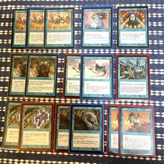 マジックザギャザリング(マジック：ザ・ギャザリング)のmtg   青　セット　16枚(シングルカード)