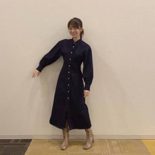 新品 ユニクロ U デニム ロングシャツ ワンピース